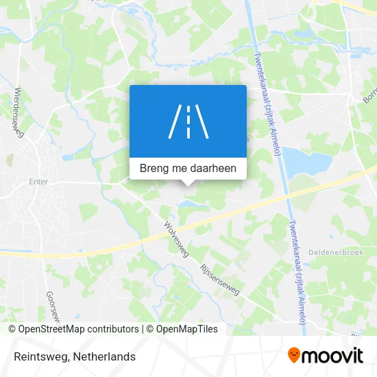 Reintsweg kaart