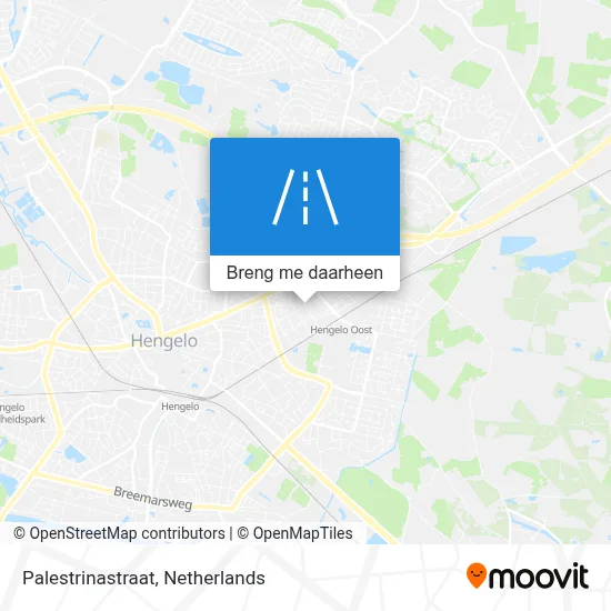 Palestrinastraat kaart