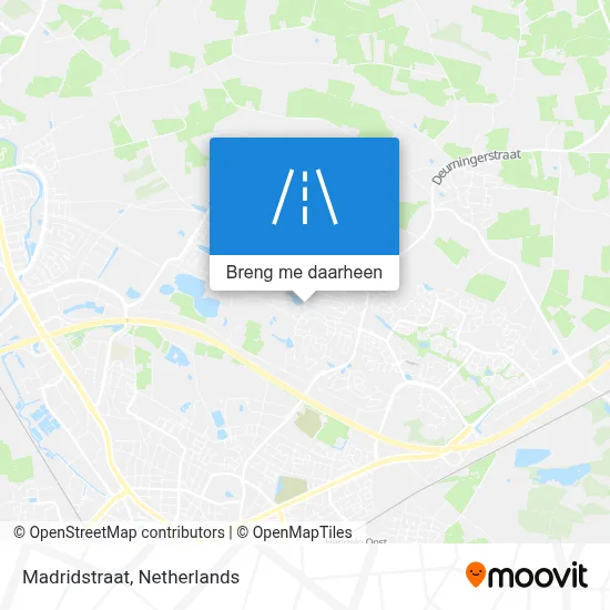 Madridstraat kaart
