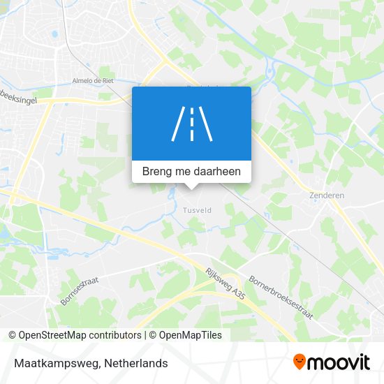 Maatkampsweg kaart