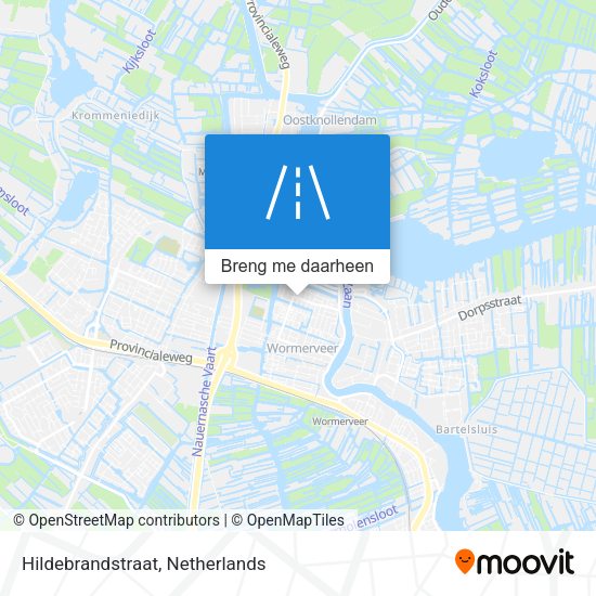 Hildebrandstraat kaart