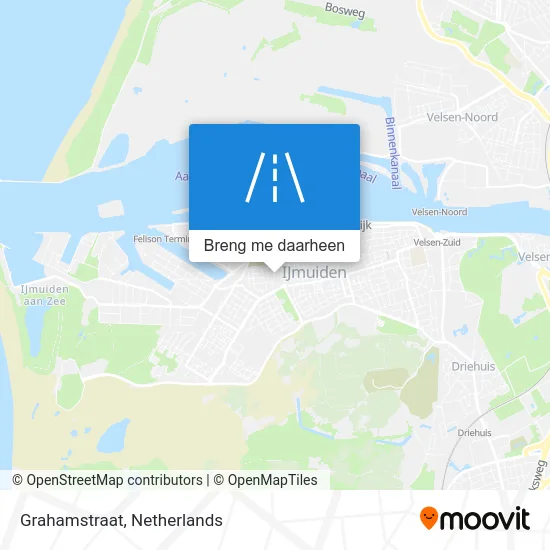 Grahamstraat kaart
