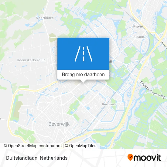 Duitslandlaan kaart