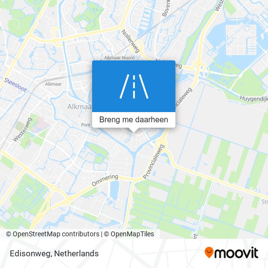 Edisonweg kaart