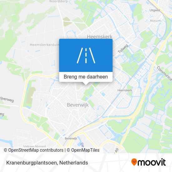 Kranenburgplantsoen kaart