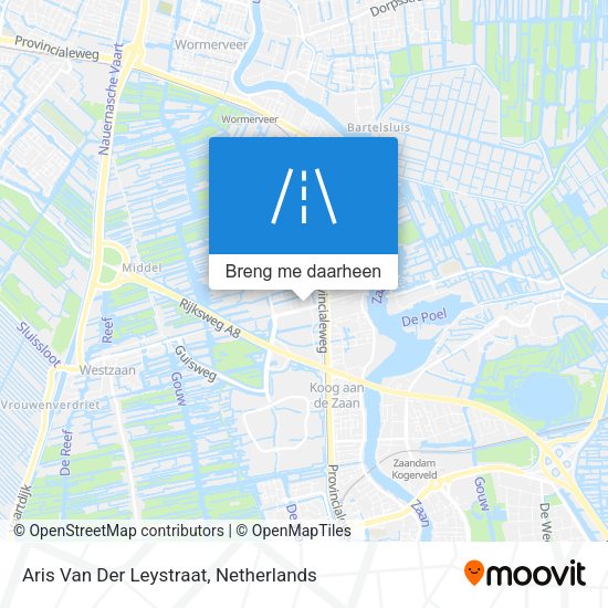 Aris Van Der Leystraat kaart