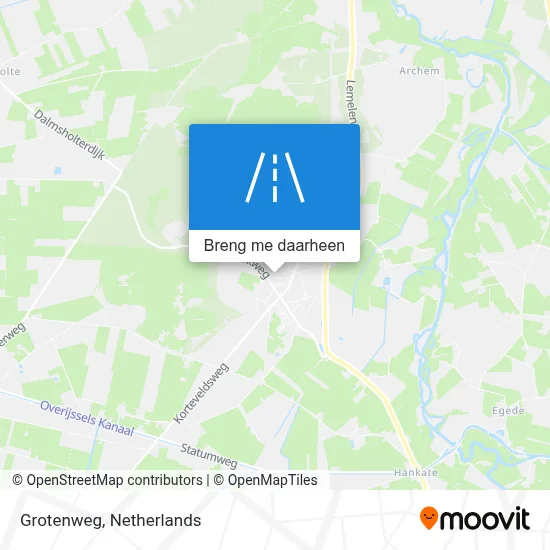 Grotenweg kaart