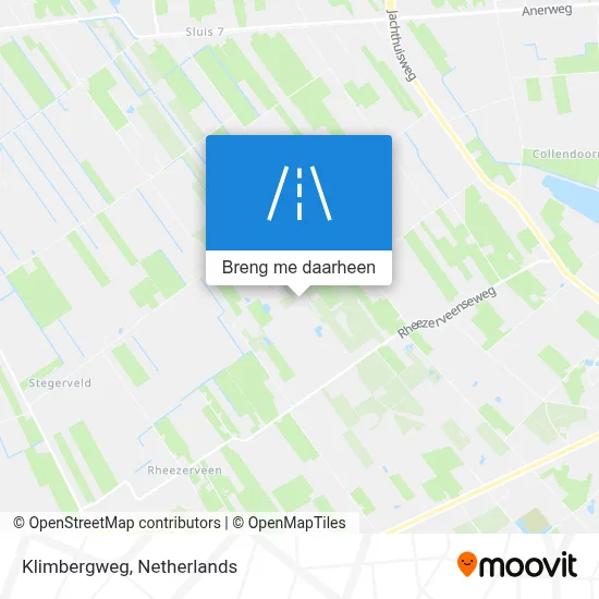 Klimbergweg kaart
