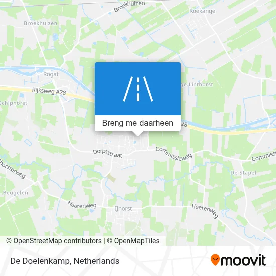 De Doelenkamp kaart