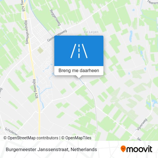 Burgemeester Janssenstraat kaart