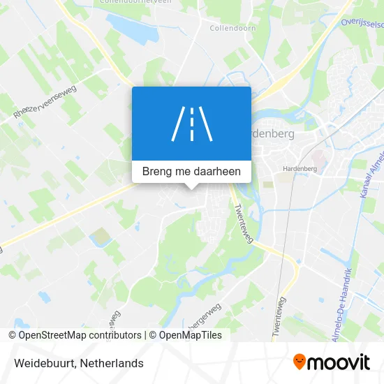 Weidebuurt kaart