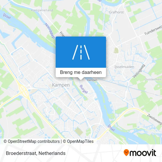 Broederstraat kaart