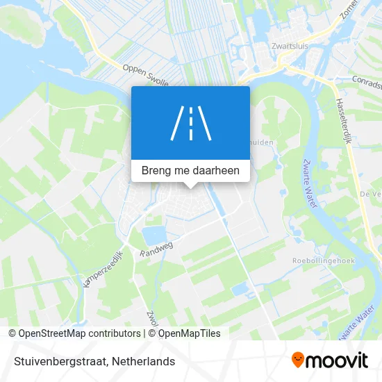 Stuivenbergstraat kaart