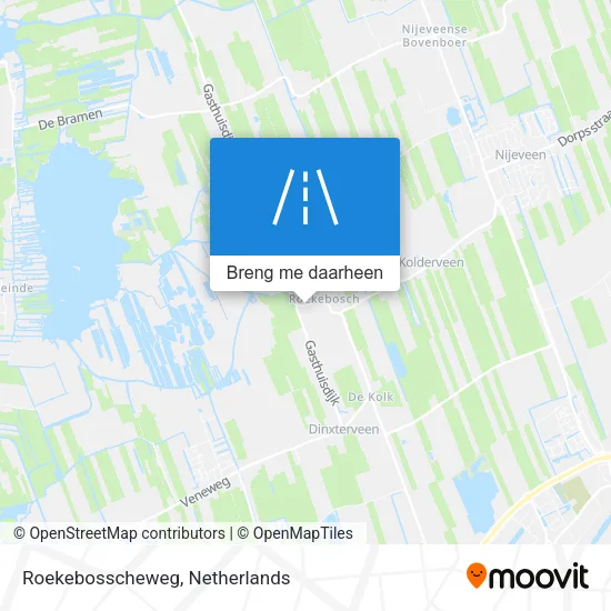 Roekebosscheweg kaart