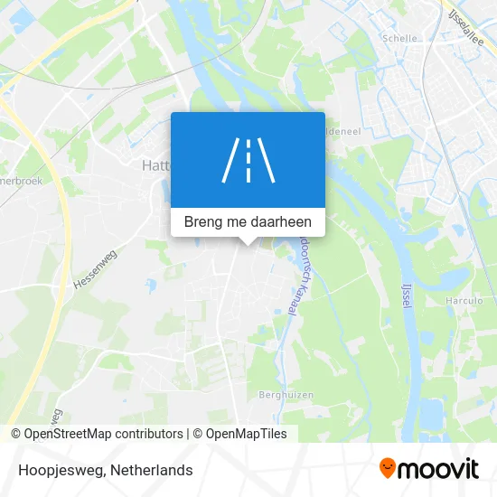 Hoopjesweg kaart