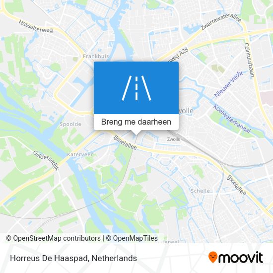 Horreus De Haaspad kaart
