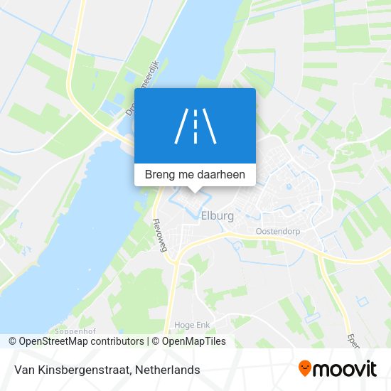 Van Kinsbergenstraat kaart