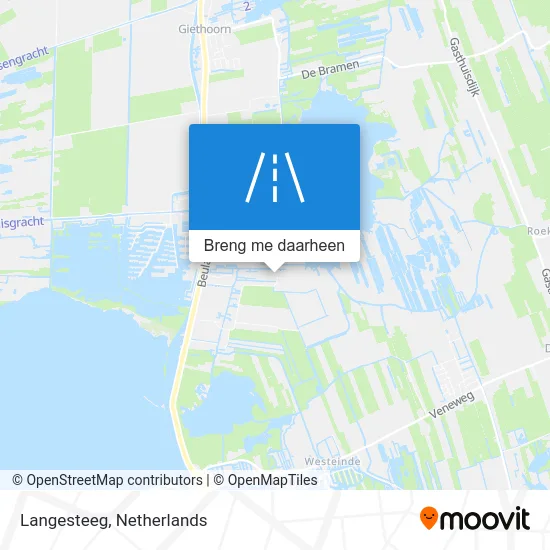 Langesteeg kaart