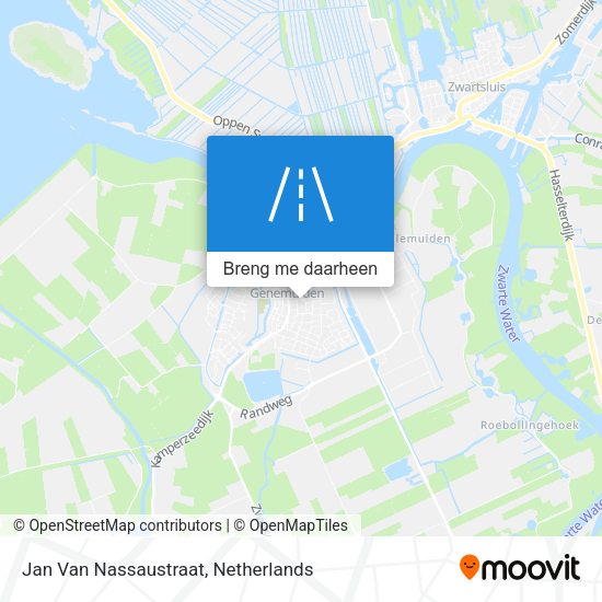 Jan Van Nassaustraat kaart