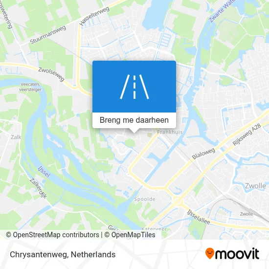 Chrysantenweg kaart