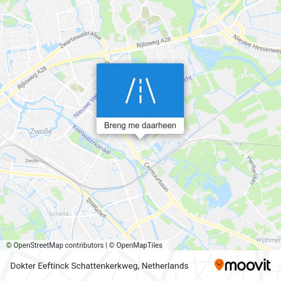 Dokter Eeftinck Schattenkerkweg kaart