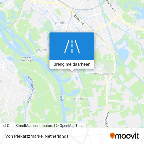 Von Piekartzmarke kaart