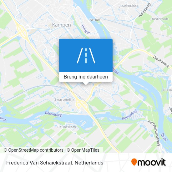 Frederica Van Schaickstraat kaart