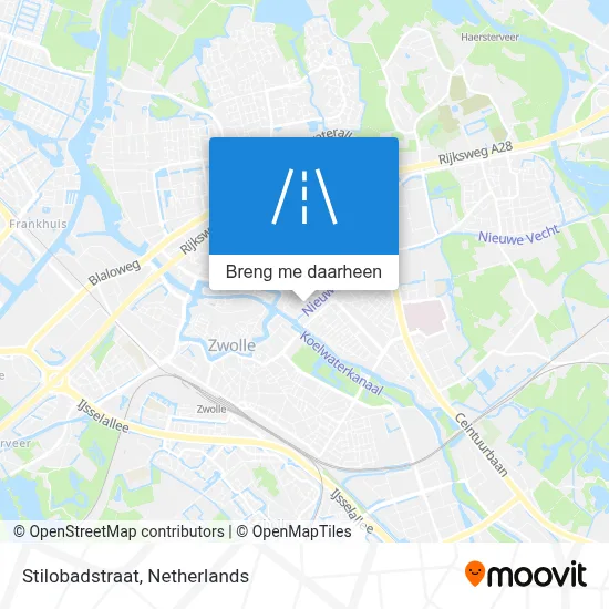 Stilobadstraat kaart