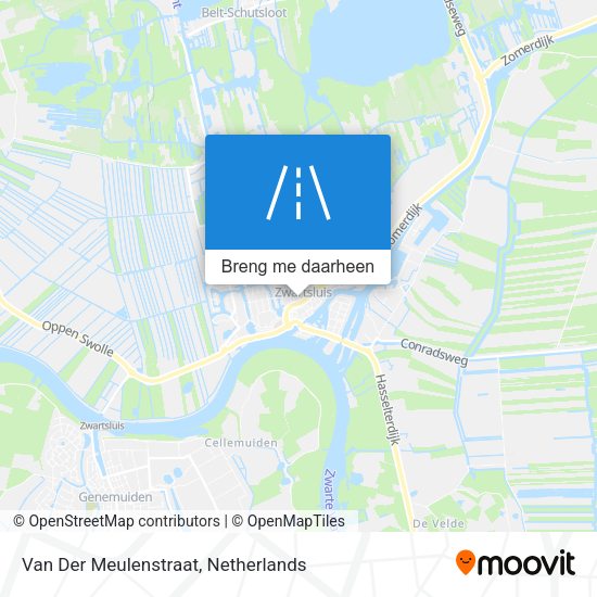 Van Der Meulenstraat kaart