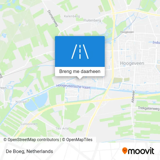 De Boeg kaart