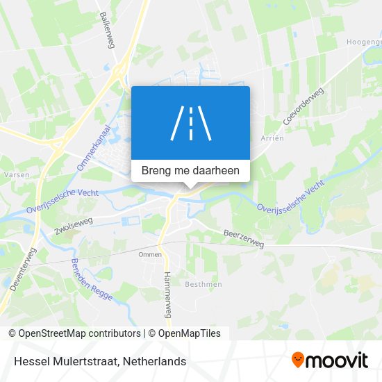 Hessel Mulertstraat kaart