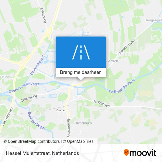 Hessel Mulertstraat kaart