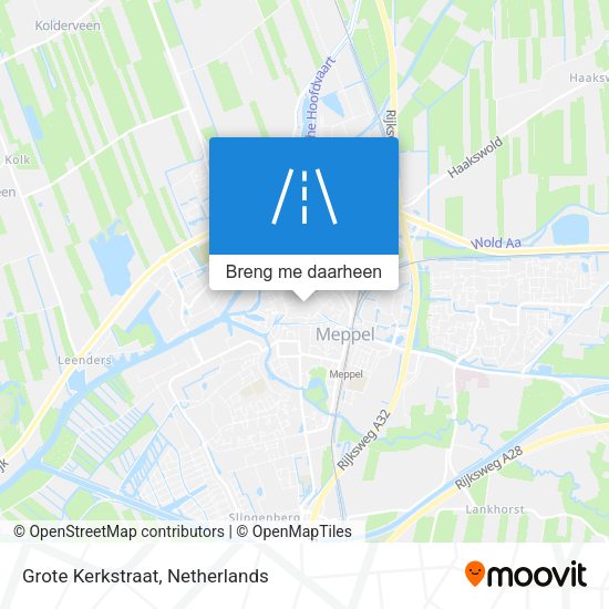 Grote Kerkstraat kaart