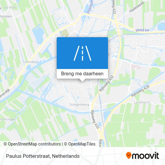 Paulus Potterstraat kaart