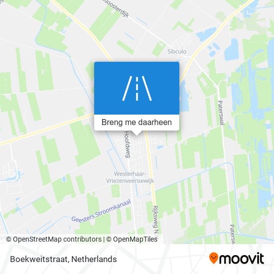 Boekweitstraat kaart