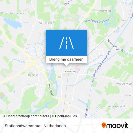 Stationsdwarsstraat kaart