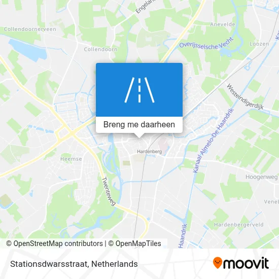Stationsdwarsstraat kaart