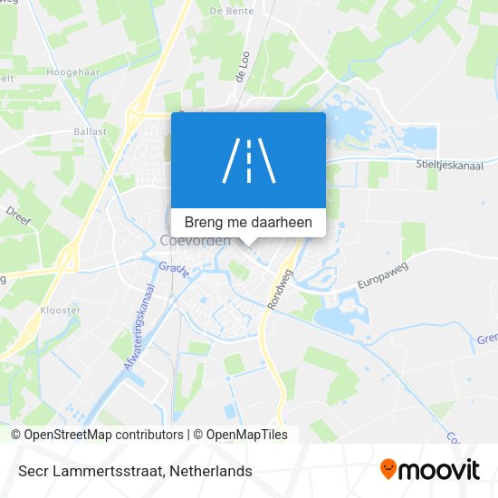 Secr Lammertsstraat kaart