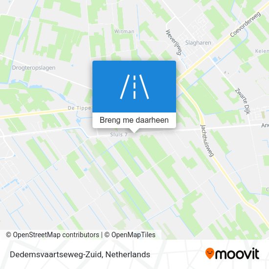 Dedemsvaartseweg-Zuid kaart