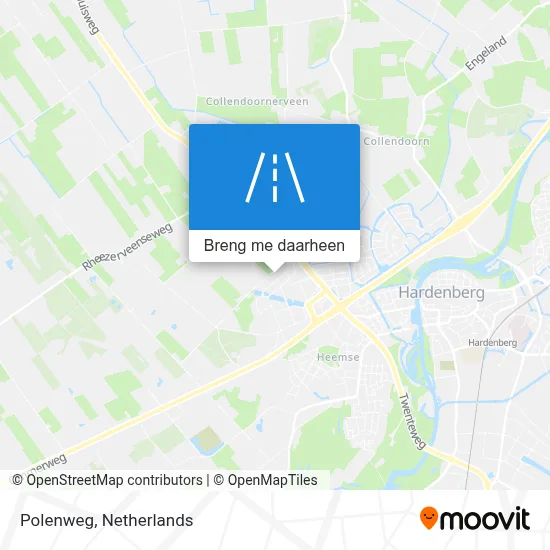 Polenweg kaart