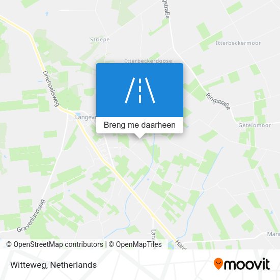 Witteweg kaart