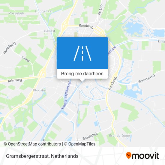 Gramsbergerstraat kaart