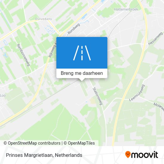 Prinses Margrietlaan kaart