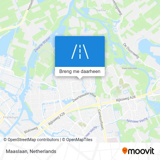 Maaslaan kaart