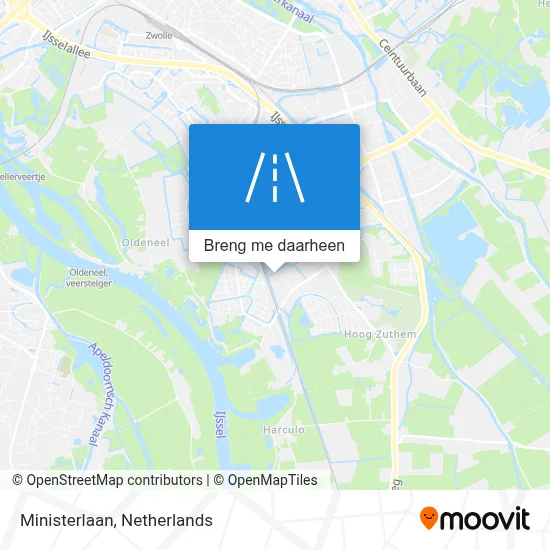 Ministerlaan kaart