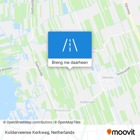 Kolderveense Kerkweg kaart