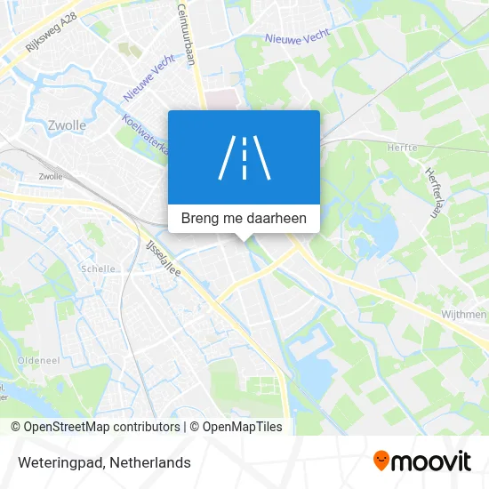 Weteringpad kaart