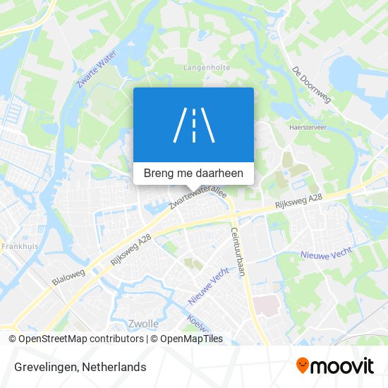 Grevelingen kaart