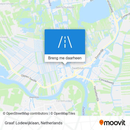 Graaf Lodewijklaan kaart