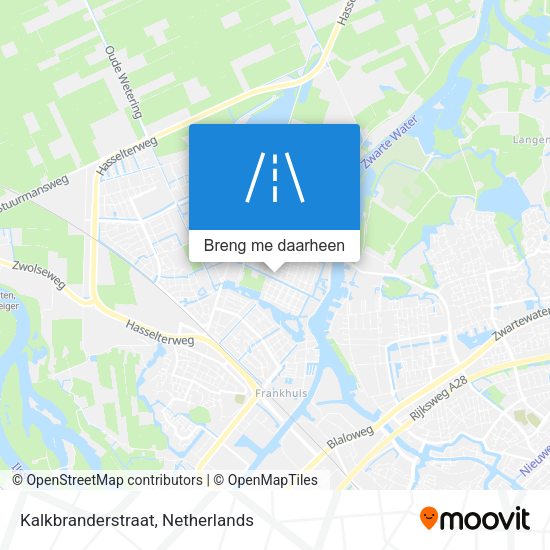 Kalkbranderstraat kaart
